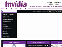 Tablet Screenshot of invidia-usa.com